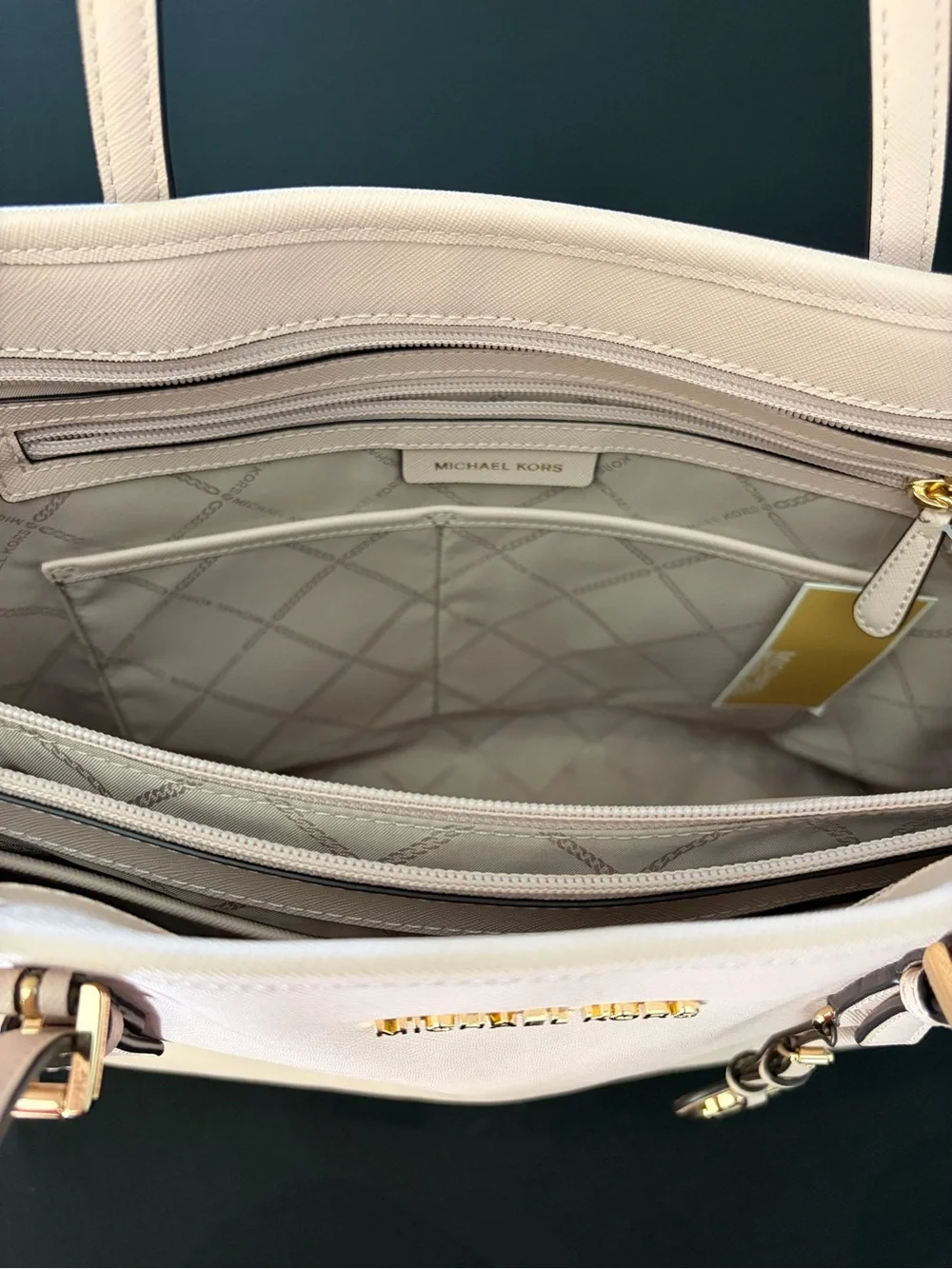 Medium Michael Kors Jet Set Travel Tote Leather Blush NWT